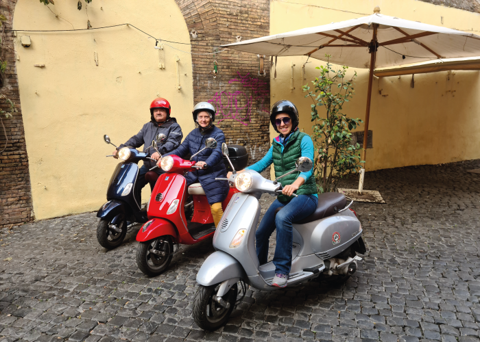 noleggio vespa roma